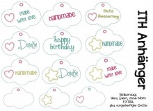 ITH - Tag Anhänger Wolke 